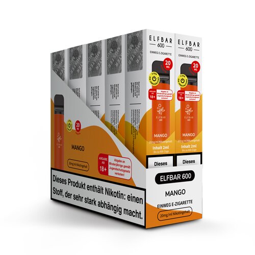 ELF Bar 600 - Mango - 20mg/ml // Steuerware