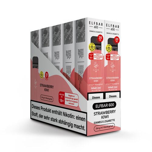 ELF Bar 600 - Strawberry Kiwi - 20mg/ml // Steuerware