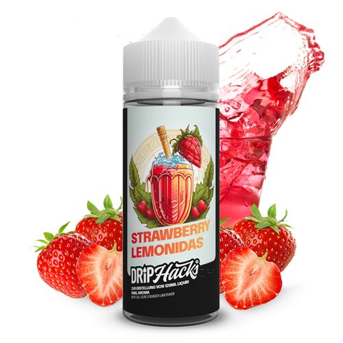 Drip Hacks - Strawberry Lemonidas - 10ml Aroma (Longfill)...